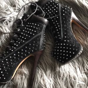 Zigi High Heeled Studded Booties